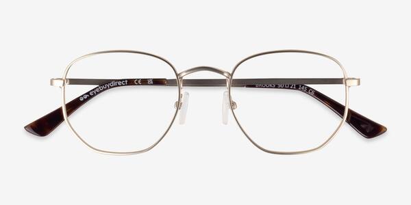 Gold Brooks -  Metal Eyeglasses