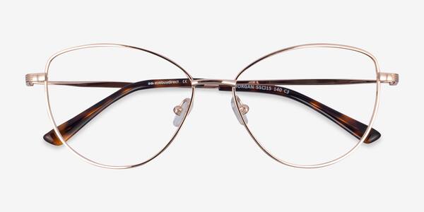 Rose Gold Morgan -  Metal Eyeglasses