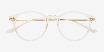 Clear Amity -  Metal Eyeglasses