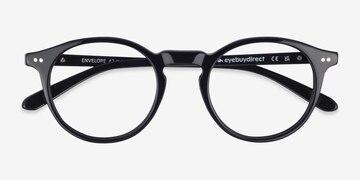 Black Envelope -  Acetate Eyeglasses