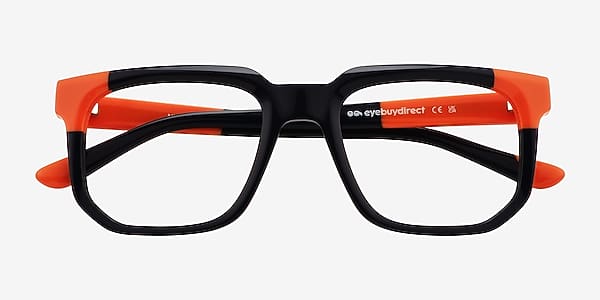 Black Orange Nyx - Acetate Eyeglasses Black Orange Nyx - Acetate Eyeglasses