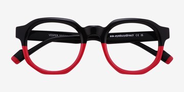 Black Red Vesper -  Acétate Lunettes de vue