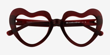 Burgundy Sweetie -  Plastic Eyeglasses