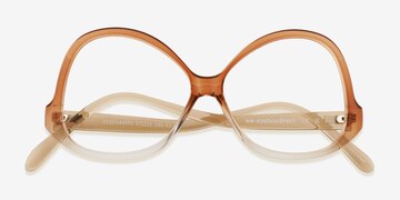 Gradient Brown Deschamps -  Eco Friendly Eyeglasses