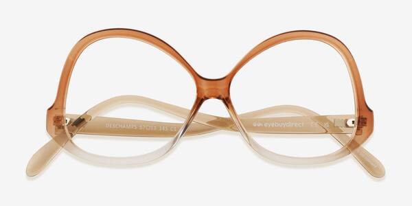 Gradient Brown Deschamps -  Alternative-materials Eyeglasses