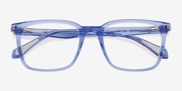 Clear Blue Ambition -  Alternative Materials Eyeglasses