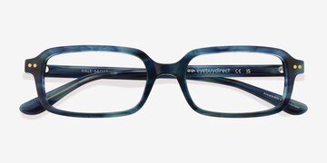 Blue Floral Hale -  Acetate Eyeglasses