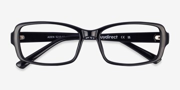 Black Aden -  Plastic Eyeglasses