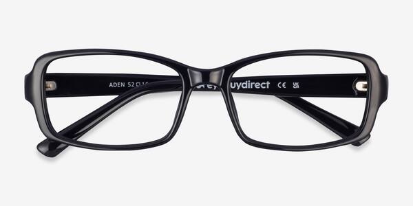 Black Aden -  Plastic Eyeglasses