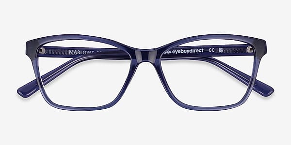 Bleu Marlowe - Plastique Lunettes de vue Bleu Marlowe - Plastique Lunettes de vue