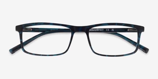 Blue Tortoise Bowen -  Plastic Eyeglasses