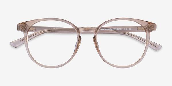Clear Brown Crew -  Plastic Eyeglasses