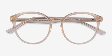 Clear Brown Dana -  Plastic Eyeglasses