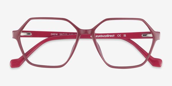 Burgundy Drew -  Plastic Eyeglasses