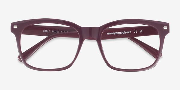 Burgundy Eddie -  Plastic Eyeglasses