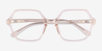 Clear Brown Emerson -  Plastic Eyeglasses