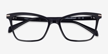 Black Farah -  Plastic Eyeglasses