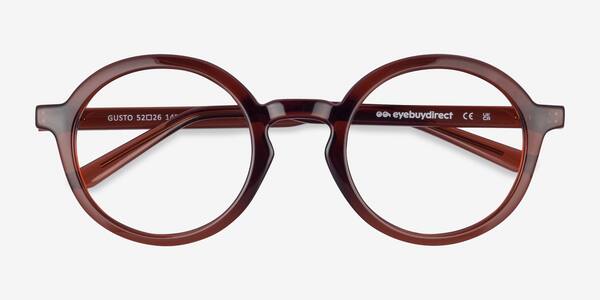 Crystal Brown Gusto -  Plastic Eyeglasses