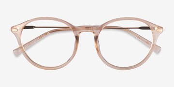 Brown Hattie -  Metal Eyeglasses