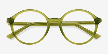 Clear Green Alvin -  Plastic Eyeglasses