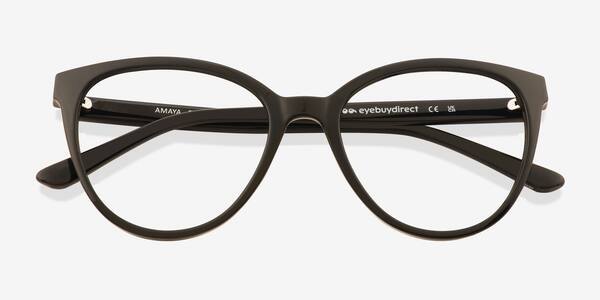 Black Amaya -  Plastic Eyeglasses