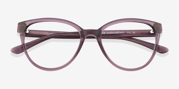 Clear Violet Amaya -  Plastic Eyeglasses
