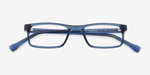 Clear Blue Arcade -  Plastic Eyeglasses