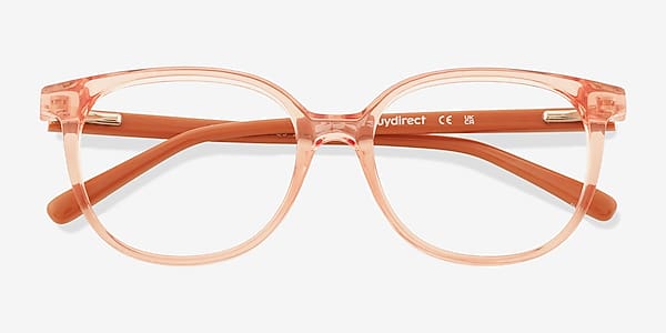 Clear Pink Braylin - Plastic Eyeglasses Clear Pink Braylin - Plastic Eyeglasses