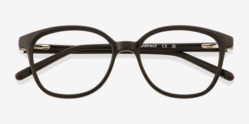 Black Domino -  Plastic Eyeglasses