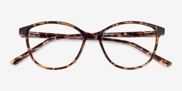 Tortoise Dollop -  Plastic Eyeglasses