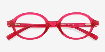 Clear Pink Ferris -  Plastic Eyeglasses