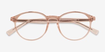 Clear Pink Halo -  Plastic Eyeglasses