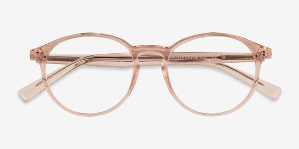 Clear Pink Halo -  Plastic Eyeglasses