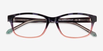 Blue Pink Haley -  Plastic Eyeglasses