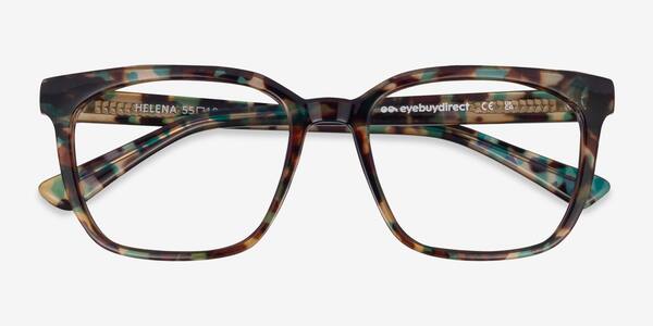 Green Tortoise Helena -  Plastic Eyeglasses