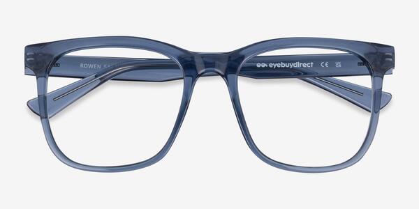 Clear Blue Rowen -  Plastic Eyeglasses