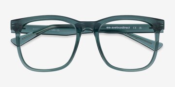 Clear Green Rowen -  Plastic Eyeglasses