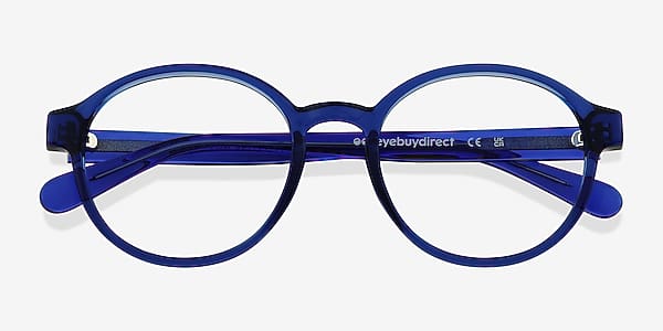 Clear Blue Hudson - Plastic Eyeglasses Clear Blue Hudson - Plastic Eyeglasses
