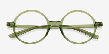 Clear Green Magic -  Plastic Eyeglasses