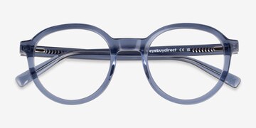 Clear Blue Nova -  Acetate Eyeglasses