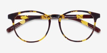 Tortoise Chilling -  Lightweight Plastic Eyeglasses