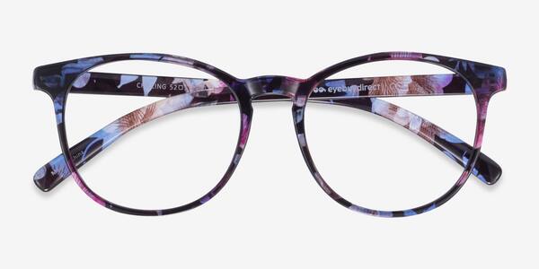 Pink/Floral Chilling -  Plastic Eyeglasses