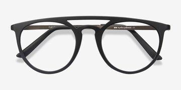 Matte Black Fiasco -  Lightweight Plastic Eyeglasses
