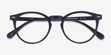 Matte Navy Peninsula -  Lightweight Plastic Eyeglasses