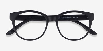 Matte Black Grace -  Plastic Eyeglasses