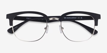 Matte Black Yokote -  Plastic, Metal Lunettes de vue