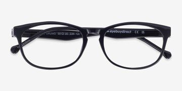 Noir Little Drums -  Légèreté Plastique Lunettes de vue