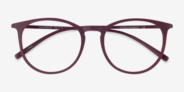 Aubergine Dialogue -  Légèreté Plastique Lunettes de vue