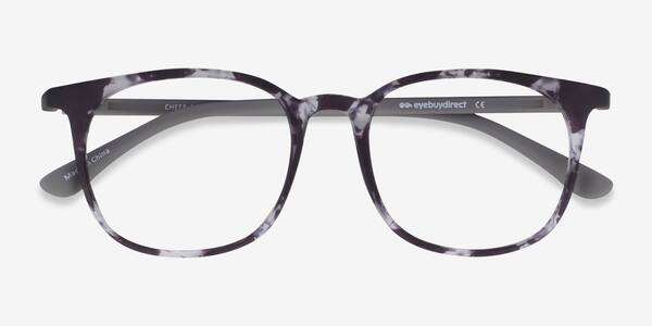 Swirled Gray Cheer -  Plastic Eyeglasses