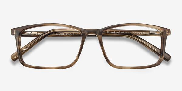 Brown Striped Crane -  Acetate Eyeglasses
